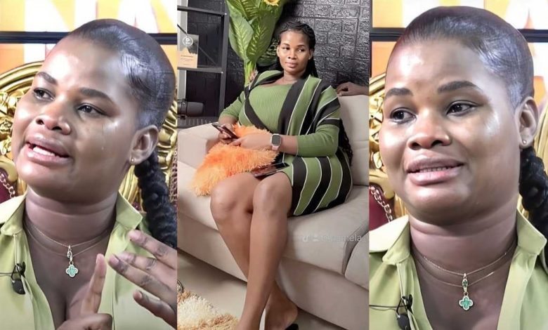 Pamela Watara weeps as she recounts how her best friend left her during her pregnancy