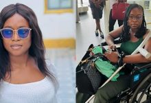Ghanaian athletic lady who used to run for her school now paralysed