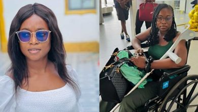 Ghanaian athletic lady who used to run for her school now paralysed