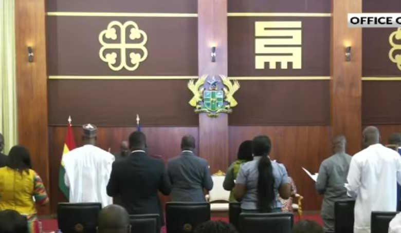 Mahama swears-in 14 new ministers