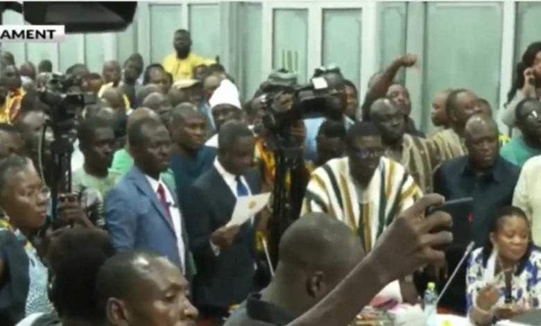 VIDEO: Confusion erupts among members of Appointments Committee over vetting of Akandoh and Ablakwa