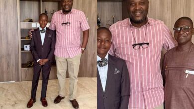 Ibrahim Mahama meets 13-year-old KNUST student, sets up education fund for his studies