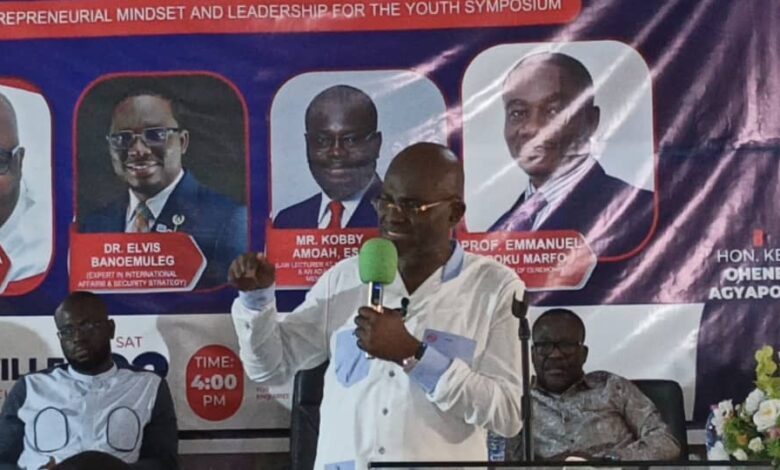 Ken Agyapong urges youth to live substantively, save, and build entrepreneurial mindsets