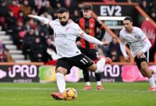 Salah double sends Liverpool nine points clear at Premier League summit