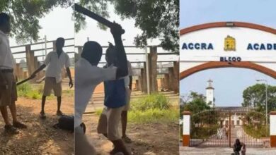 Accra Academy responds to viral video of a student flogging colleagues with machete