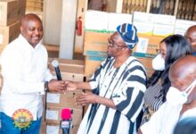 Speaker Bagbin donates medical supplies to fight meningitis in Upper West