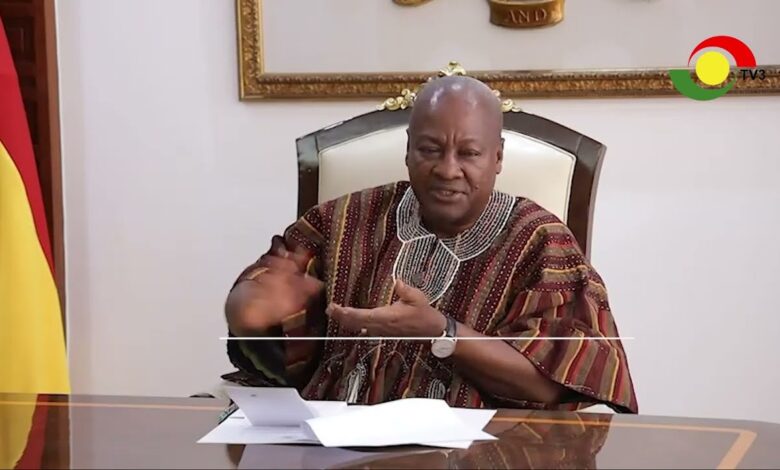 Don’t burn excavators, seize them – President Mahama orders