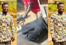 Gory photos showing how the 33-year-old MoMo vendor was shot in the head to death in Bono Region surfaces