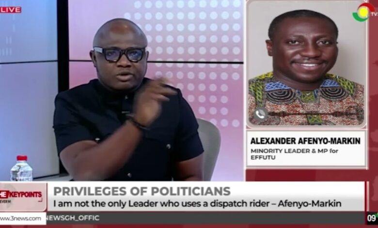 I am not the first Minority Leader to have access to Police outriders – Afenyo-Markin