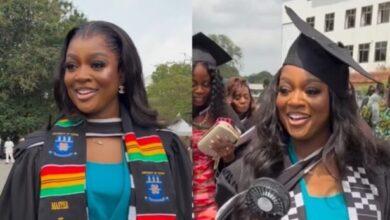 Jackie Appiah bags masters degree from University of Ghana