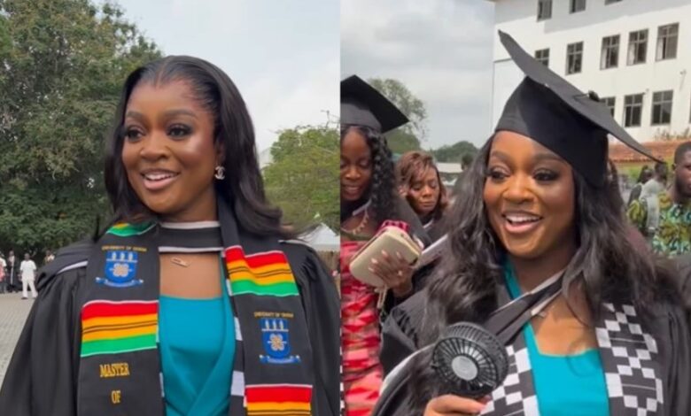 Jackie Appiah bags Master’s degree from UG