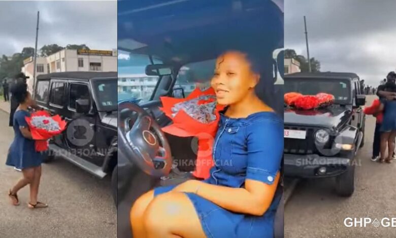 Lady receives Jeep Wrangler as Valentine’s Day gift