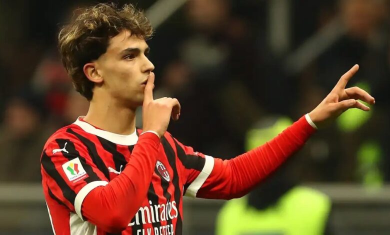 Joao Felix scores debut goal for AC Milan after leaving Chelsea