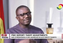 John Jinapor has disclosed that the IMF is proposing a 58% increase in electricity tariffs.