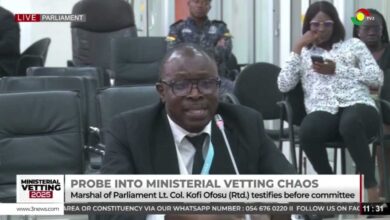 Lt.Col. Kofi Ofosu (Rtd) testifies before committe