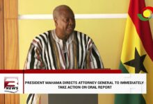 Mahama directs Attorney General to act on the ORAL report