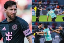 Messi’s bodyguard ‘finally defeated’ by pitch invader