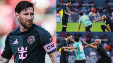 Messi’s bodyguard ‘finally defeated’ by pitch invader