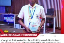 OWASS ‘shark’ wins 3rd edition of Mathleticus Math Tournament