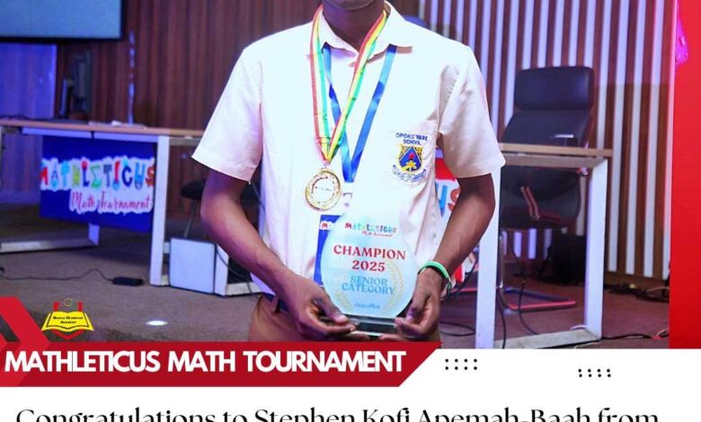 OWASS ‘shark’ wins 3rd edition of Mathleticus Math Tournament