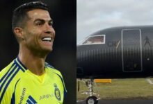 Ronaldo’s £61m private jet stranded in Manchester