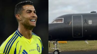 Ronaldo’s £61m private jet stranded in Manchester