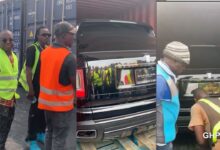 Shatta Wale’s much-talked-about Rolls Royce arrives in Ghana