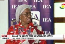 Sophia Akuffo responds to calls to scrap the Council of State