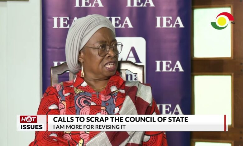 Sophia Akuffo responds to calls to scrap the Council of State