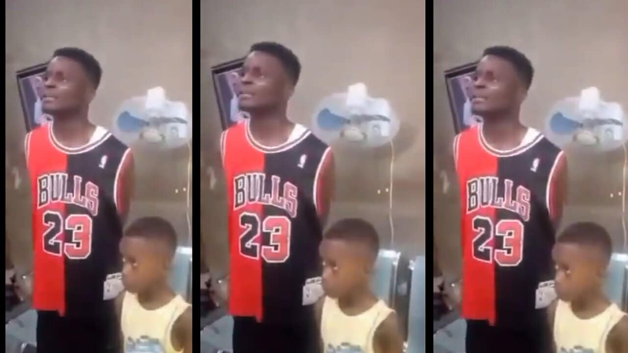 VIDEO 23-year-old guy caught trying to use his 6-year-old nephew for money rituals