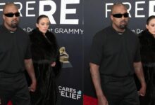 Here’s how Kanye West’s wife Bianca Censori FULLY undressed at Grammy Awards 2025