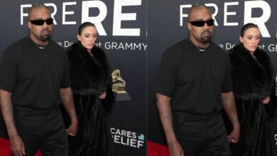 Here’s how Kanye West’s wife Bianca Censori FULLY undressed at Grammy Awards 2025