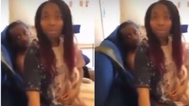 Moment wife storms the hotel to discipline husband ontop of his sidechick