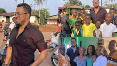 Van Vicker visits his mother’s hometown in Liberia, receives warn welcome