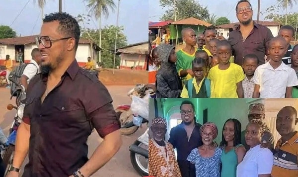 Van Vicker visits his mother’s hometown in Liberia, receives warn welcome