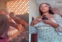 Female university student slaps, bites and beats her lecturer for interrupting her TikTok video