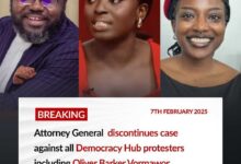 Attorney General discontinues case against Democracy Hub protesters, including Oliver Barker-Vormawor & Ama Governor