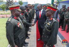 Defence Minister tours Burma Camp; promises to build on successes of predecessors