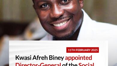 Kwasi Afreh Biney appointed SSNIT Director-General