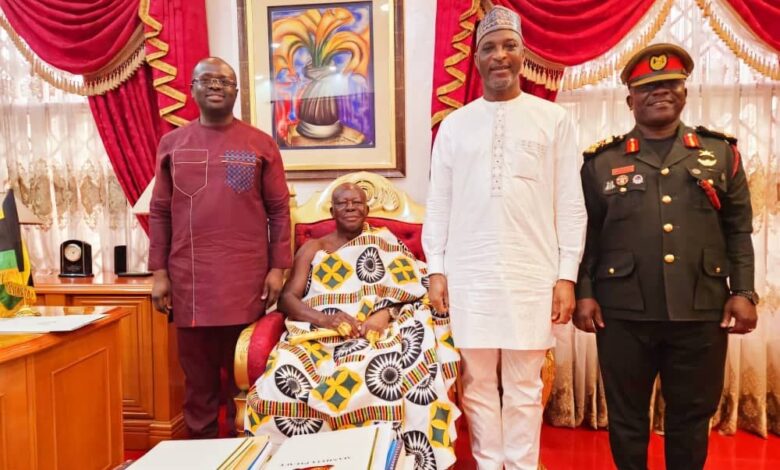 Otumfuo’s role is pivotal in resolving Bawku conflict – Defence Minister