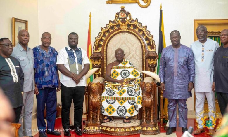 Illegal miners have invaded my mining concession – Asantehene reports to Lands Minister