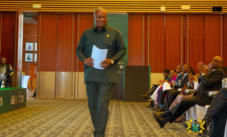 Mahama cautions that despite positive outlook Africa still faces significant challenges