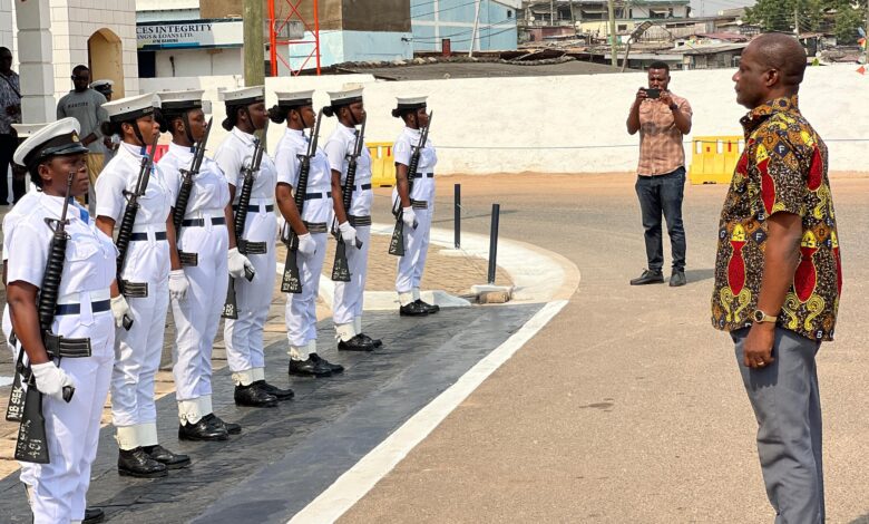 Let’s keep our eyes on the ball – Regional Minister tells Naval Command staff to ensure security