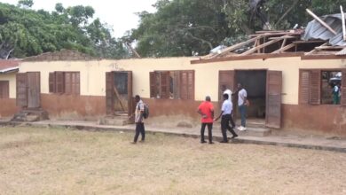 Rainstorm rips off roof of classroom blocks, homes in Ninting