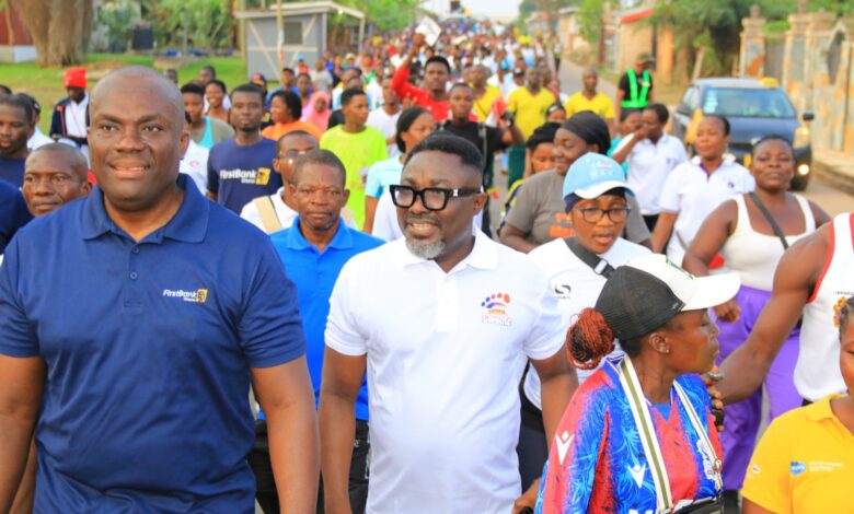 Massive turnout in Sekondi-Takoradi for Connect 97.1FM health walk