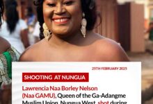 Queen of Ga-Adangme Muslim Union Naa GAMU shot dead during enstoolment