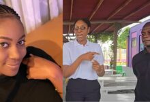 Yvonne Nelson honours her primary school teacher, makes him headmaster