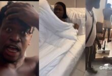 Showboy storms house of Botosgod to video him chopping a slay queen