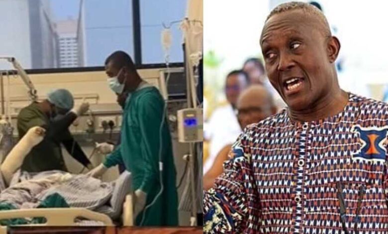 Veteran actor Mawuli Semevo battles life after severe fire incident