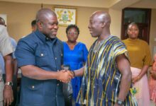 Volta Reg’l Minister meets with GUTA Volta Chapter